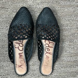 Sam Edelman - size 7.5 - Black mules